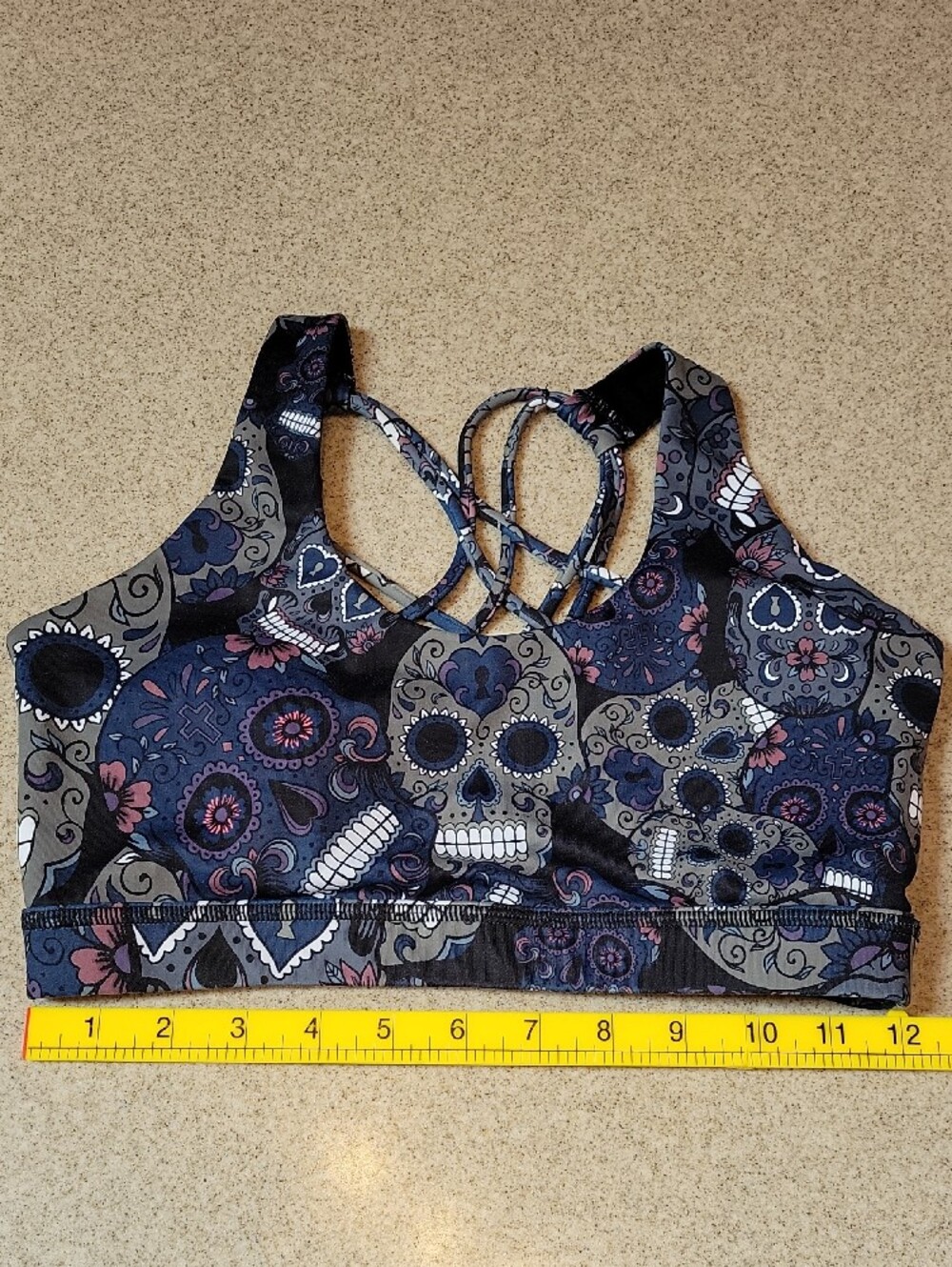 Constantly Varied Gear Sugar Skull Sports Bra Size Small - Picture 6 of 9